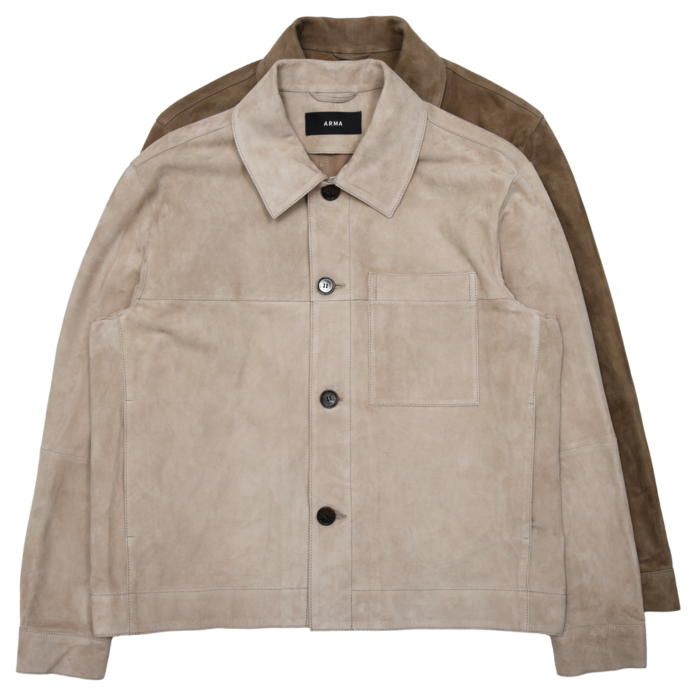 ARMA / アルマ<br>ゴートスエードトラッカージャケット PEAK 74261000037