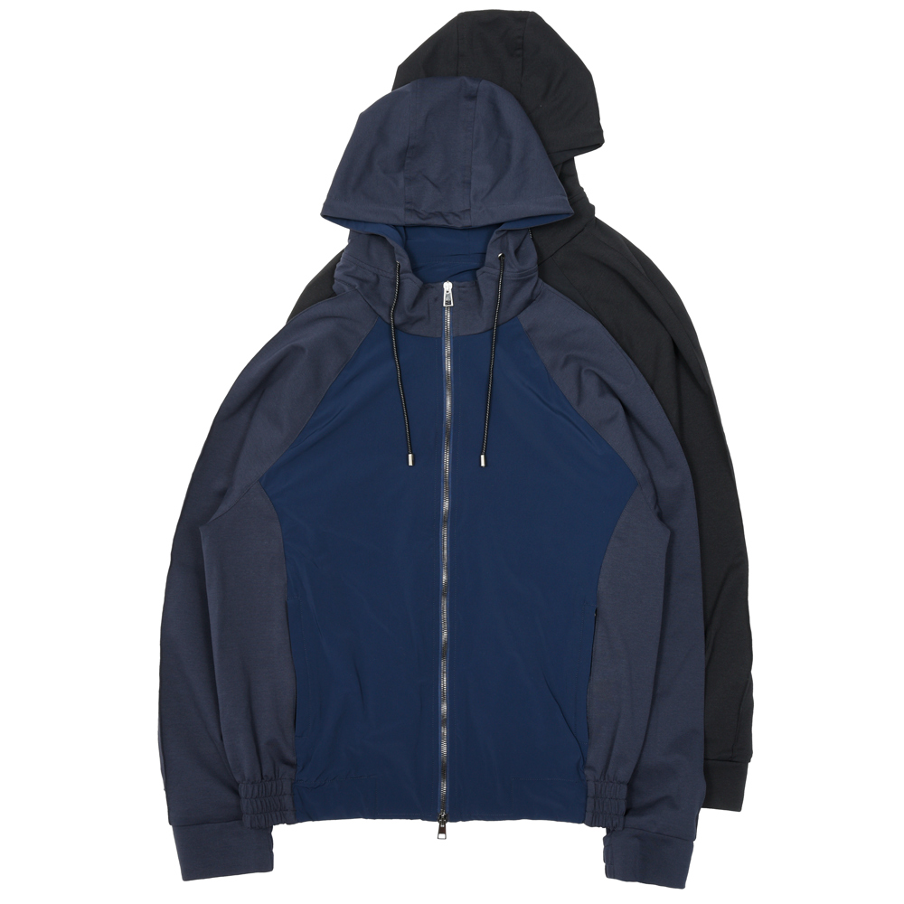 giab's ARCHIVIO / ジャブス アルキヴィオ<br>PUCCIプッチ シャカヌメナイロンダブルジップパーカー A3710 74061000004