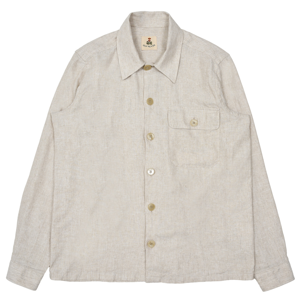 GUY ROVER / ギ・ローバー<br>コットンリネンシャツブルゾン 3650GR316L 71061001033