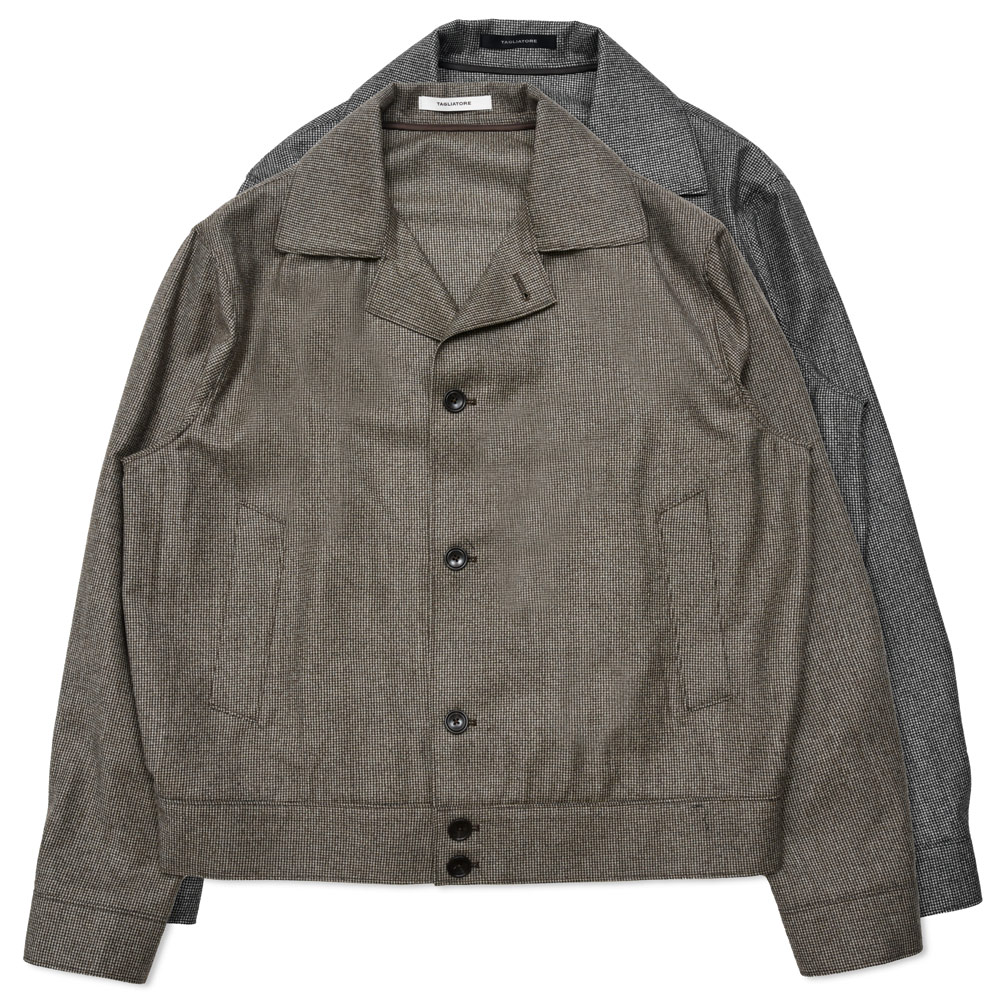 TAGLIATORE / タリアトーレ<br>GAREYギャレイ ウールハウンドトゥースショートブルゾン GAREY 150035 74062000039