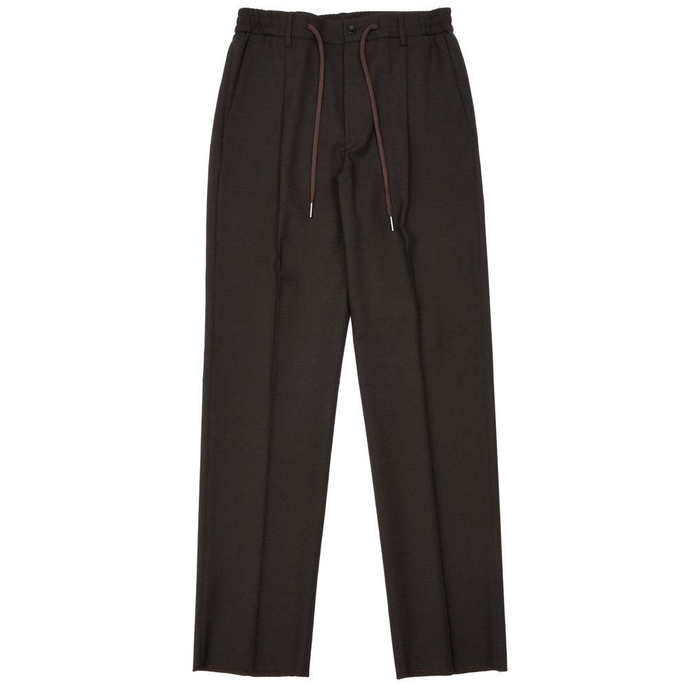 TAGLIATORE / タリアトーレ<br>A-ABANICL ウールソリッド1プリーツストレートパンツ A-ABANICL 120213 73062001039