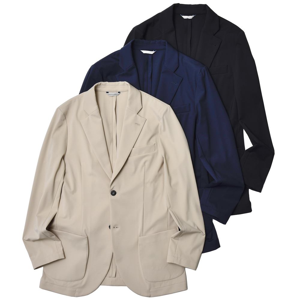 giab's ARCHIVIO / ジャブス アルキヴィオ<br>STROZZIストロッツィ ウォッシャブルナイロンストレッチ2Bジャケット STROZZI/A3716 77051001004