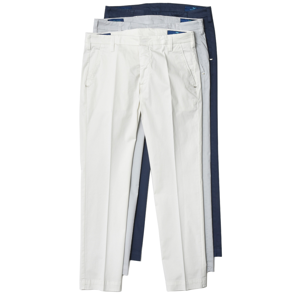 ENTRE AMIS / アントレアミ<br>ガーメントダイコットンストレッチテーパードパンツ 8188-238 73051000034