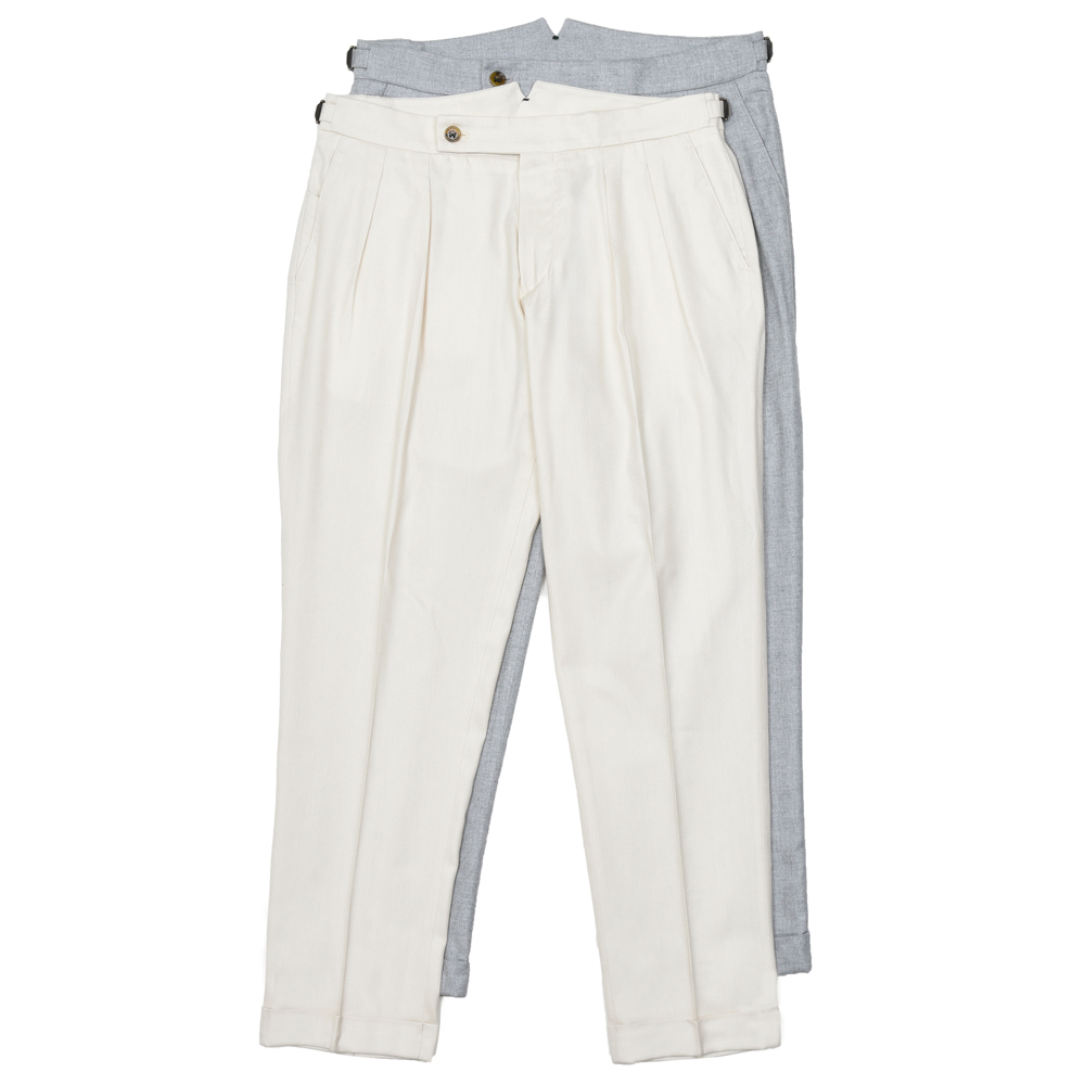 ベルウィッチ BERWICH ストライプ　麻　リネン　ボトムス　ヘリンボーン またまた題名を忘れてしまった【BERWICH/ベルウィッチ】の