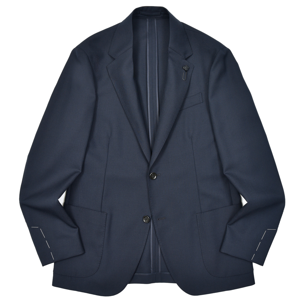 LARDINI / ラルディーニ<br>ROMAローマ ポリエステルウールホップサック2Bジャケット 5216-A6202Q4703 77052000006